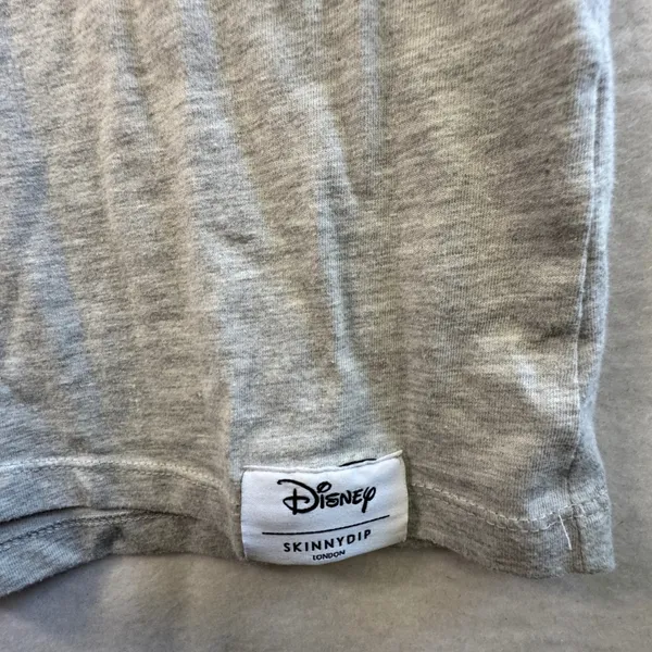 Disney Skinnydip‎ Stitch Market Graphic Long Sleep Tee Cotton Gray Lilo Stitch M - Image 7