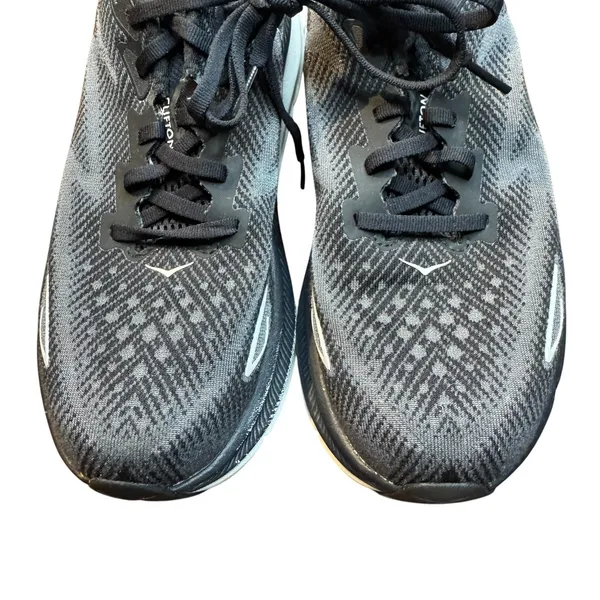 Hoka One One Clifton 9 Shoes Womens Size 9.5 Black Mesh Running Sneakers - Image 2