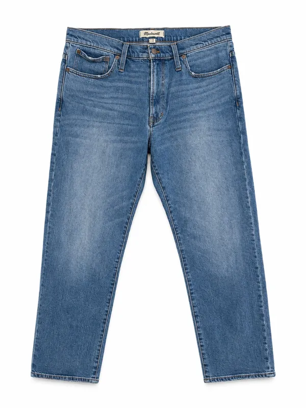 Madewell Women’s Jeans 36x32 Tall Blue Wash Straight Leg Cotton Stretch Denim - Image 2