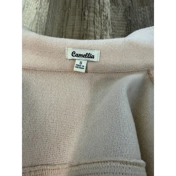 Camellia‎ Women's Fleece Shacket, Size Small - Image 11