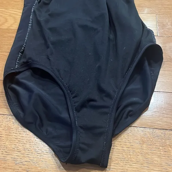 Merona black one piece swimsuit size medium. - Image 5
