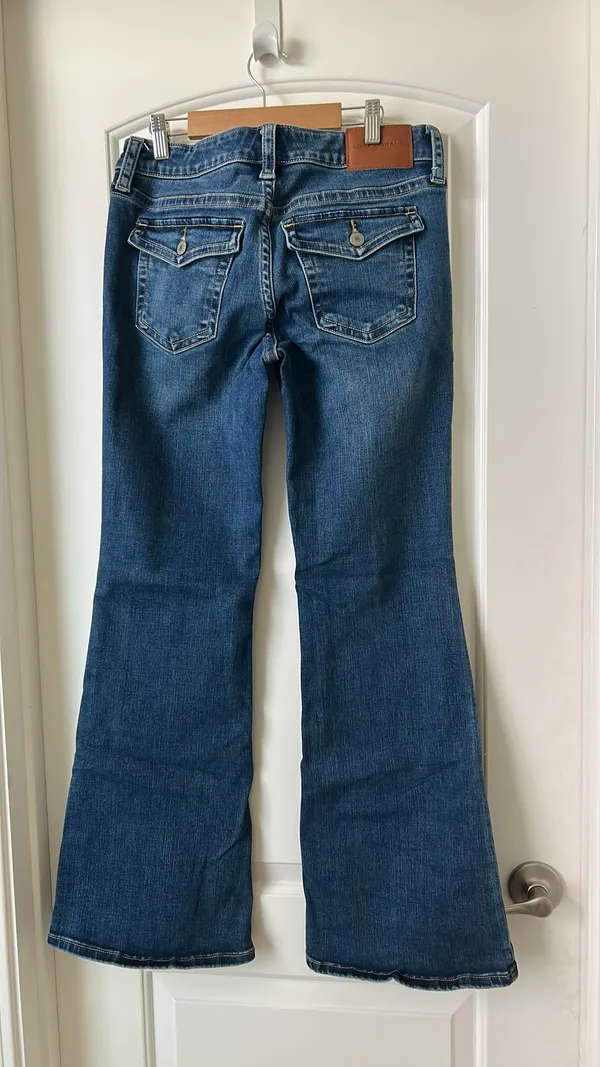 Lucky Brand Jeans Low-Rise Flare Denim 8/29 - Image 7