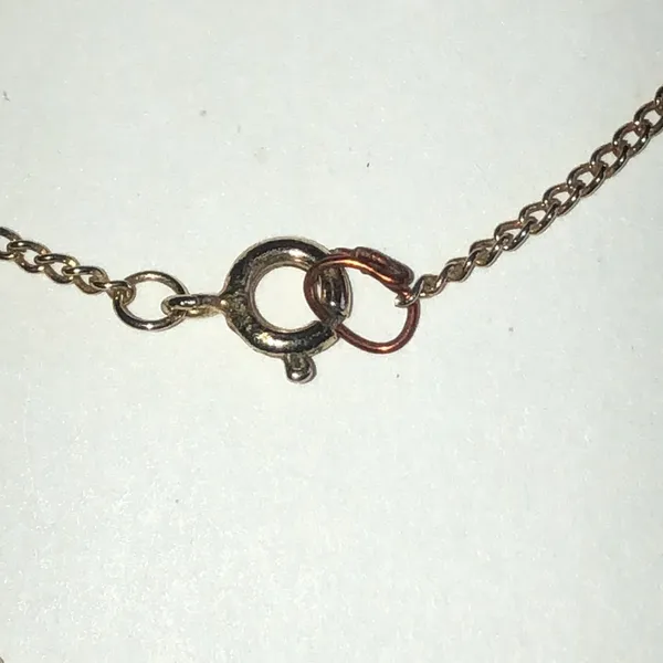 Gold Tone Dainty Cross Pendant Necklace - Image 4