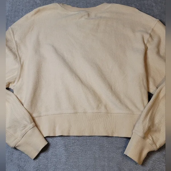 Chicka-D OHIO Corded Boxy Crewneck Sweatshirt - Size M - Gameday Chic - Image 3