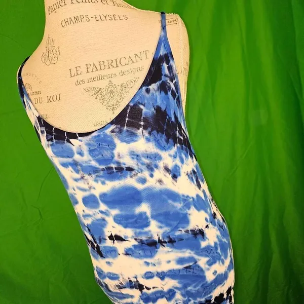 Young Fabulous‎ & Broke Womens Navy & Blue Shorebreak Kulani Dress Small - Image 3