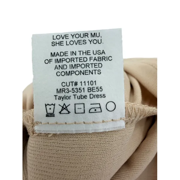 SHOW ME YOUR MUMU Taylor Tube Dress L Crochet Striped Maxi Strapless Boho NWT - Image 8