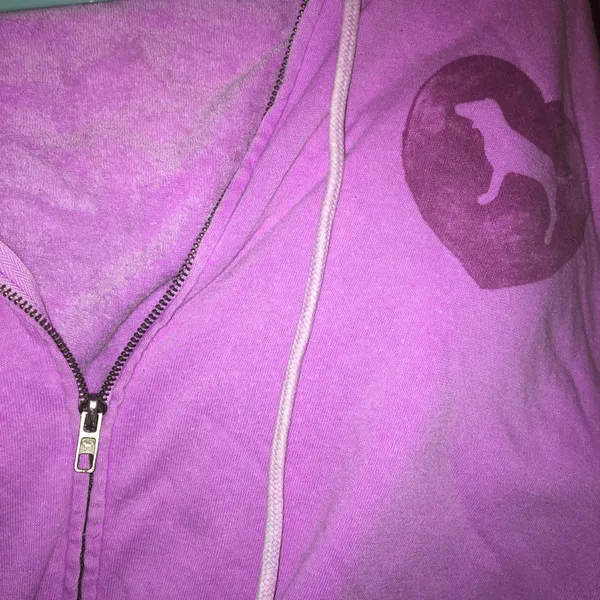 PINK Vintage lavender zip-up hoodie - Image 6