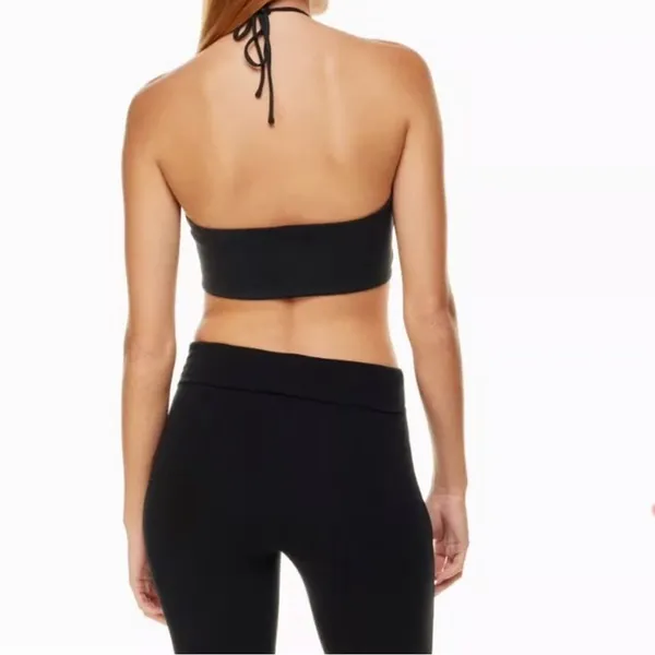 NWT Aritzia Sunday Best Cora Multi twist bandeau top in Black- Size XS - Image 2