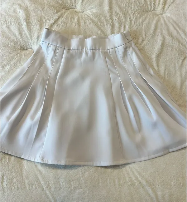 Princess Polly Pleated Mini Skirt White - Image 3