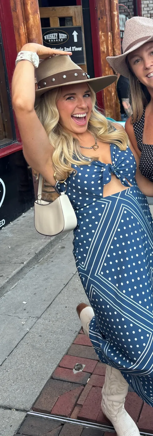 Abercrombie Polka Dot Dress Midi - Image 2
