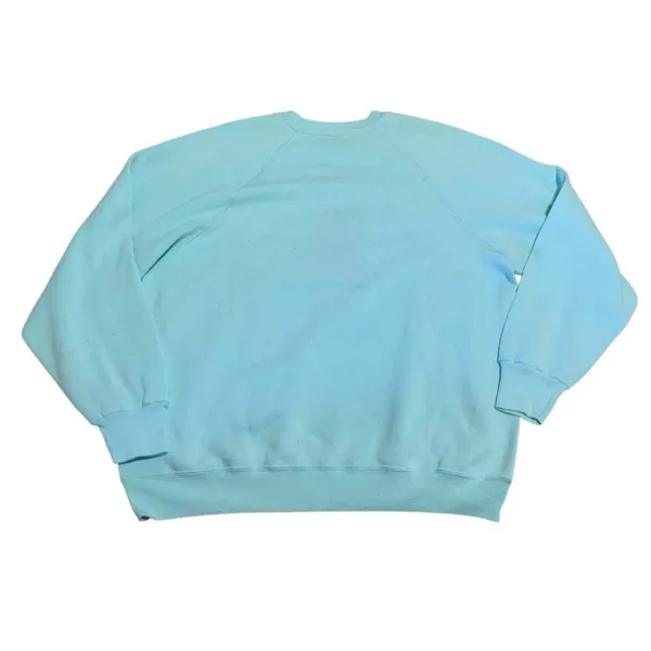 Vintage 90 Lee Sweatshirt XL USA Blue Bunny Easter Cottagecore Oversized Graphic - Image 4