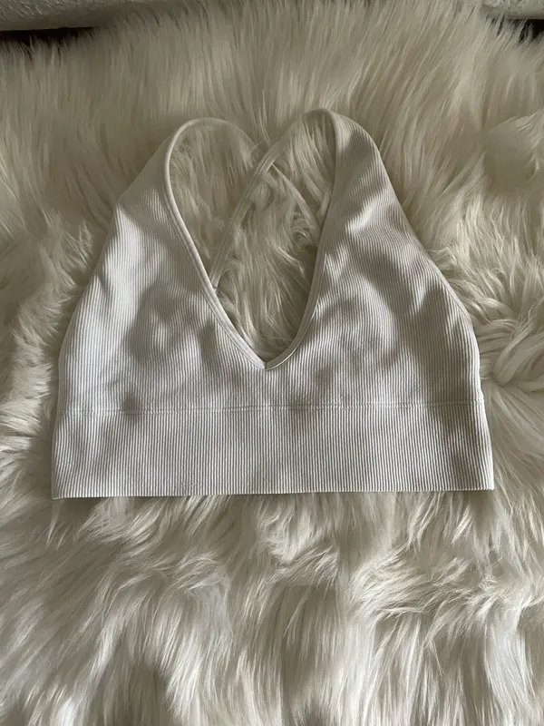 Abercrombie Crop Racerback Tank Top - Image 3