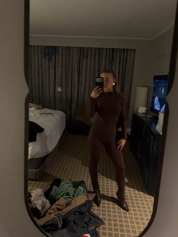 Naked Wardrobe Jumpsuit Brown - Image 4