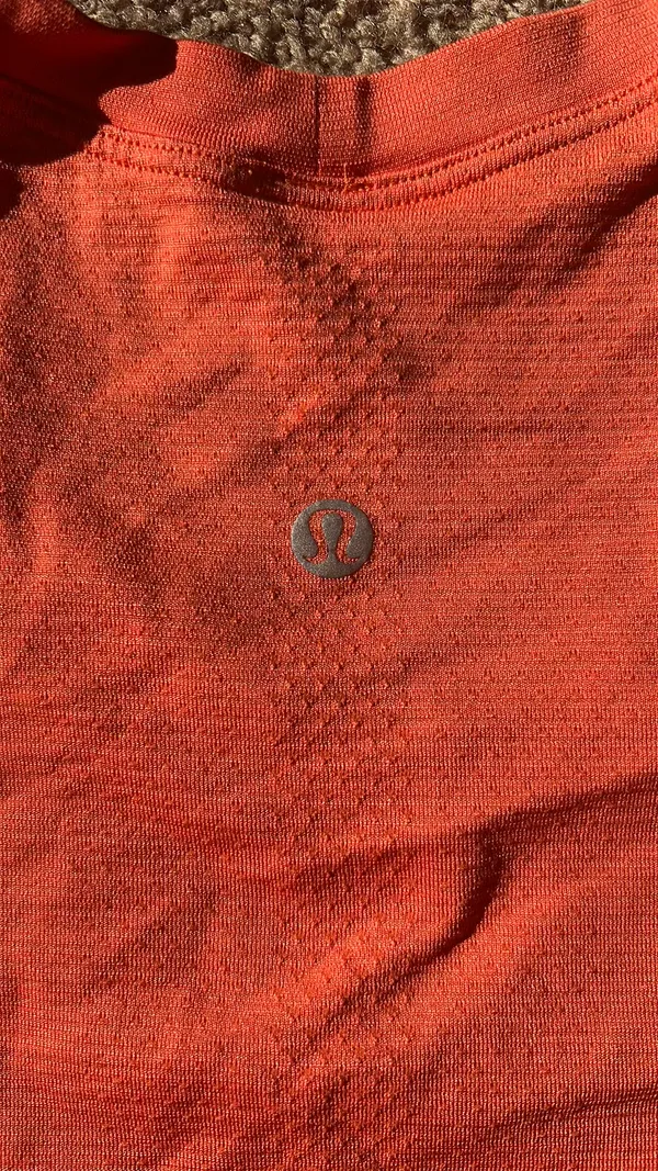 Orange Lululemon Swiftly Tech Short Sleeve - Image 3