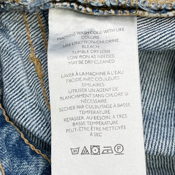 We The Free Womens Jeans Size 25 Tapered Baggy Boyfriend Distressed Grunge Indie - Image 9