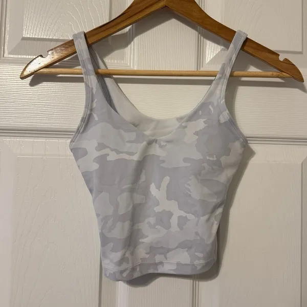 Lululemon Align Tank Incognito Camo Alpine White Multi Size 0 - Image 5