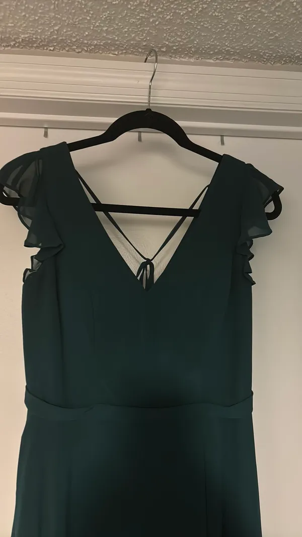 Azazie Teal Dress - Image 2