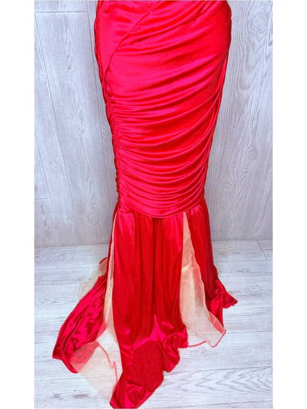 Disney Cruella deville Cosplay Halloween Costume Women Red Dress med - Image 5