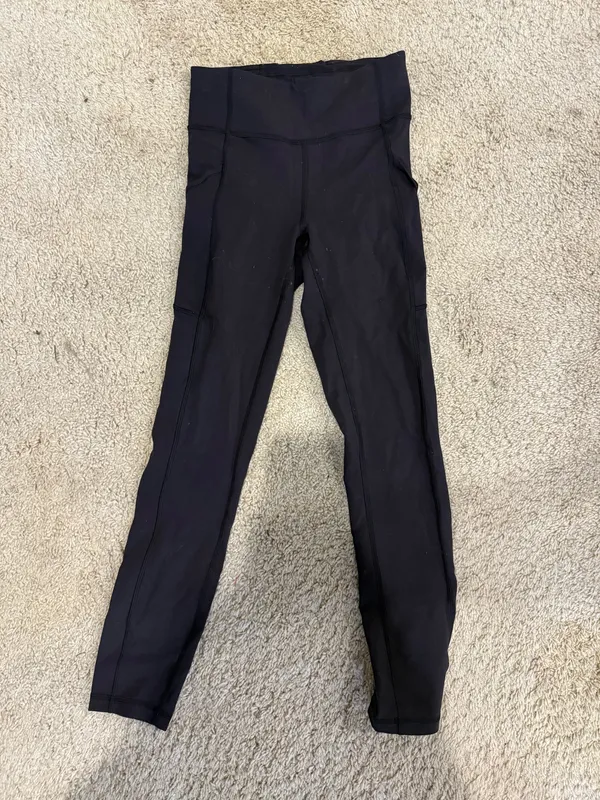 Black Lululemon Leggings Align 28" 4 - Image 3
