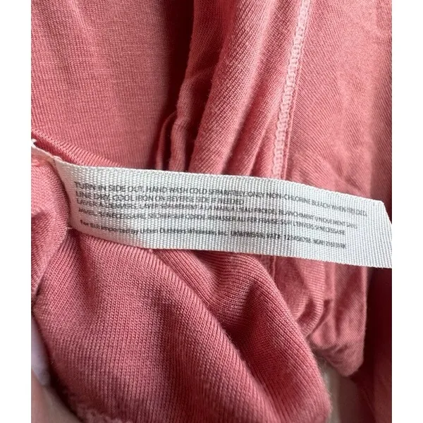 Intimately Free People Pink Long Sleeve Button Down Pajama Top Cropped Size XS - Image 7