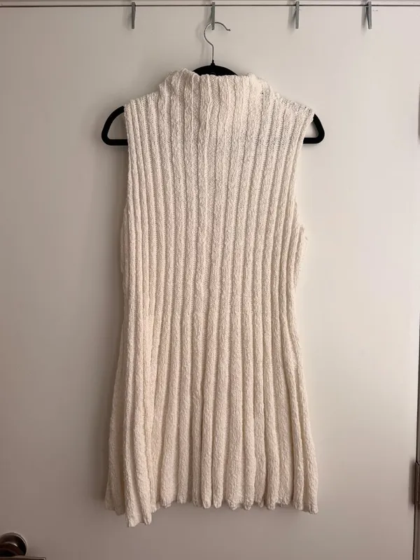 DISSH - Vero off white knit mini dress - Image 3