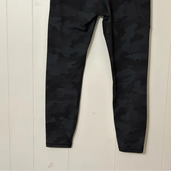 Lululemon Align Pant II Camo Black Gray Size 10 High Rise Yoga Leggings - Image 5