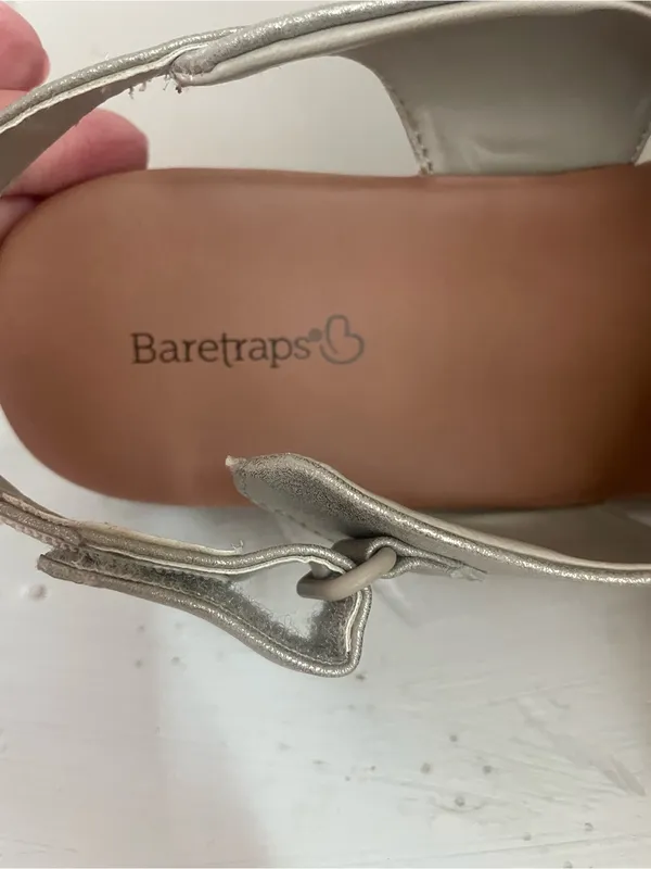 Baretraps Women’s Metallic Slingback Wedge Sandals‎ - Champagne - Image 4
