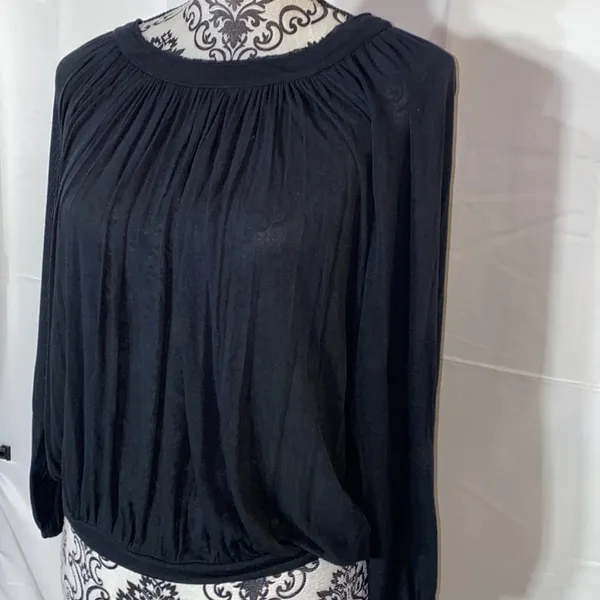Free People Movement Peasant Top Black Long Sleeve Size XS - Image 6