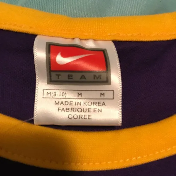 NWT Nike LSU Tigers Purple and Gold Logo Short Sleeve Tee - Image 2