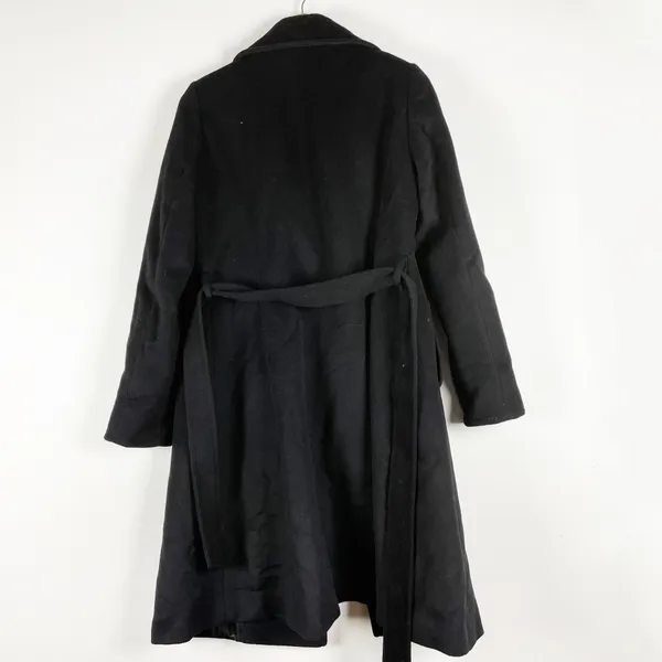 LAUREN Ralph Lauren Women's Wool Cashmere Felt Blend Pea Coat Jacket Black 4 - Image 3