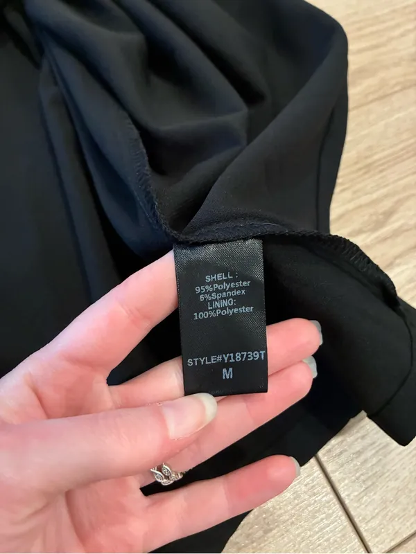 Pomander Place x Tuckernuck Black Sleeveless Tie Bow Mini Dress Size M - Image 7