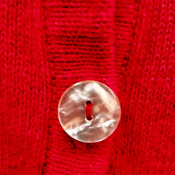 Vtg holiday Faire‎ pink Christmas Vest Women M L Holly Candy Cane Applique chic - Image 6