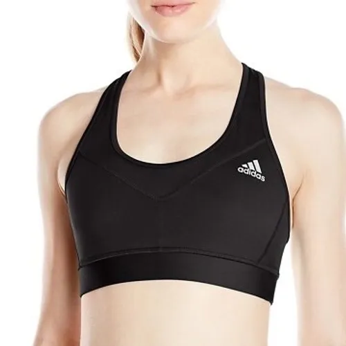 Adidas Techfit Climalite Womens Racerback Sports Bra Black‎ Medium Support Small - Image 10