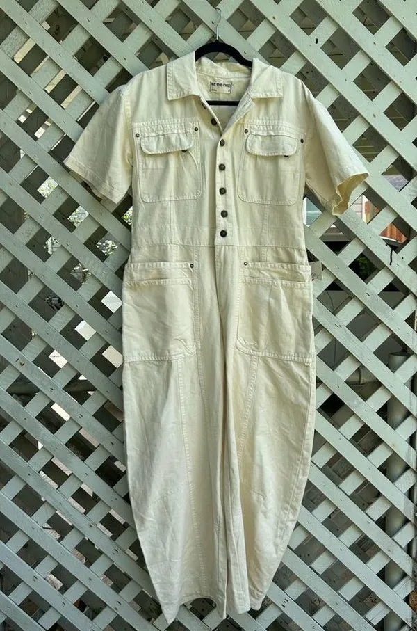 Free people Maxie Washed Coverall jumpsuit - Image 5