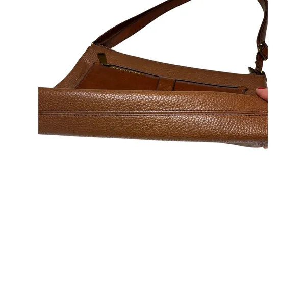 Fossil Medium Kinley Brown Leather Crossbody Purse - Image 3