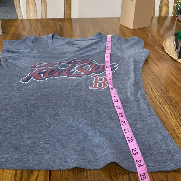 Vintage Boston Red Sox Tee Gray Size L - Image 5
