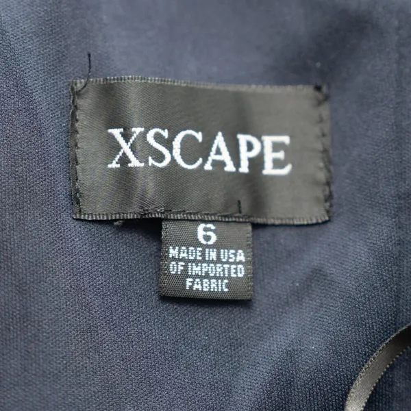 Xscape Crystal Trim Long‎ Sleeve Gown - Image 4