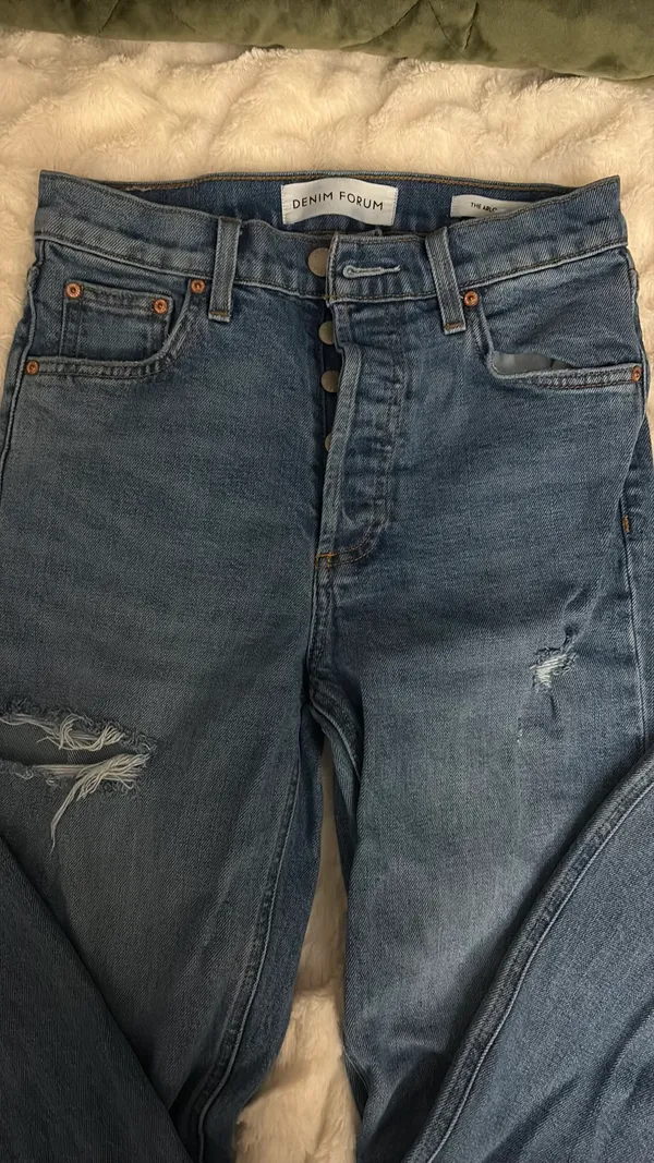 Denim Aritzia Forum High-Rise Jeans Straight - Image 3