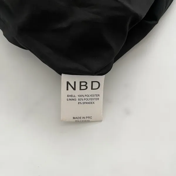 NBD Nina Strapless Silver Mini Dress Sz Medium Holiday Party - Image 7