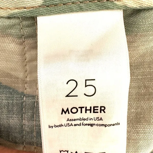 Mother The Shaker crop chop camo pants Size 25 - Image 6