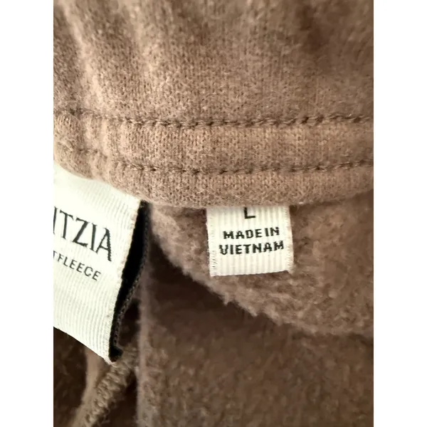 Aritzia Tna Sweatfleece Mega Fit Brown Wide Leg Sweatpants Womens Large 116292‎ - Image 6
