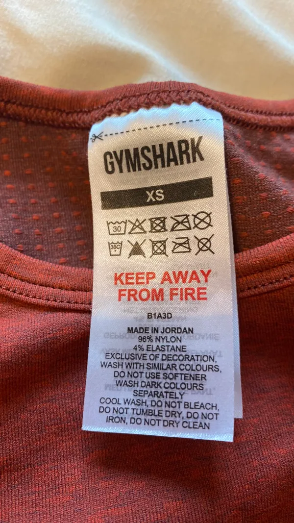 Gymshark Top Long Sleeve Crop - Image 5