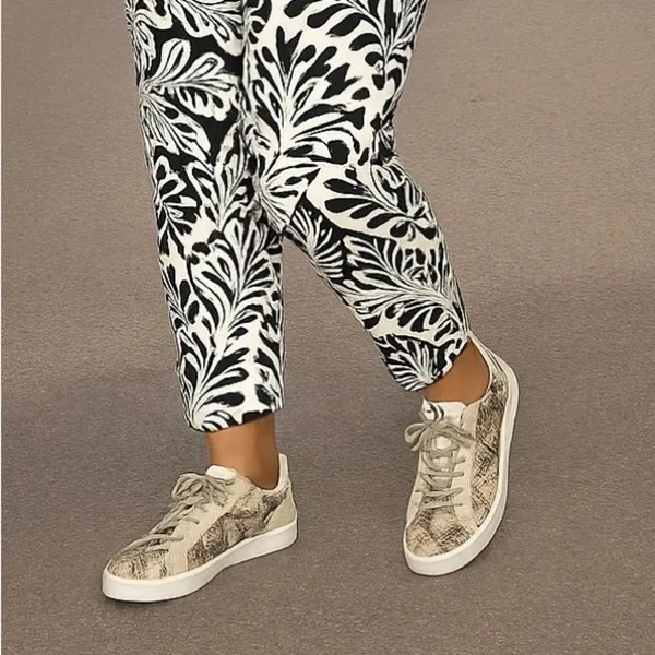 SAM EDELMAN
Areson Snake-Embossed Sneakers 8.5 - Image 4