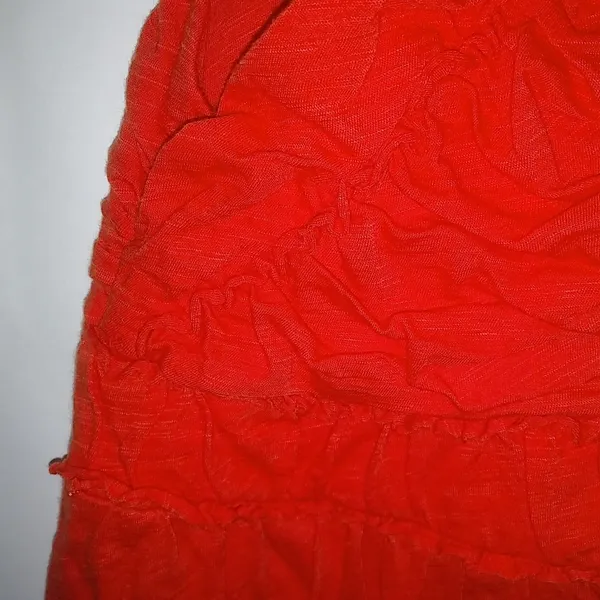 Rio Rao Anthropologie L Red Gathered Top - Image 7