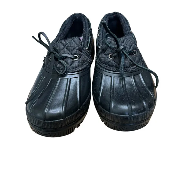 Sugar Black Duck Shoes Low Top Rain Boots LS023 Women's - Size 8 - Image 5