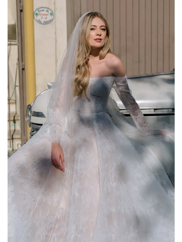 Wtoo Watters Anthropologie Pendant Wedding Ball Gown Ivory-Blush Size US 4 NWT - Image 15