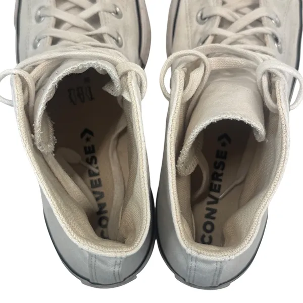 Converse Chuck Taylor All Star Lift Platform Canvas‎ White High Top Sneakers 9W - Image 12