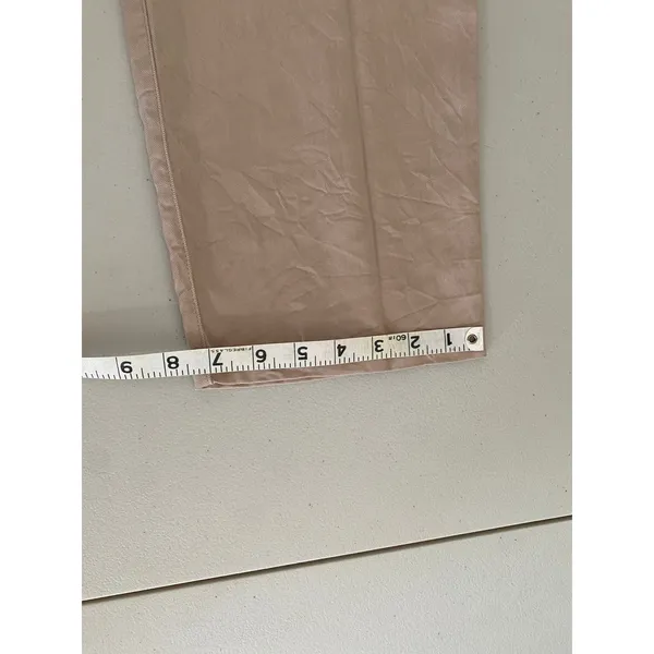 Abercrombie Tan Neutral Belted Pleated Wide Leg Cropped Trousers Pants S Short - Image 5