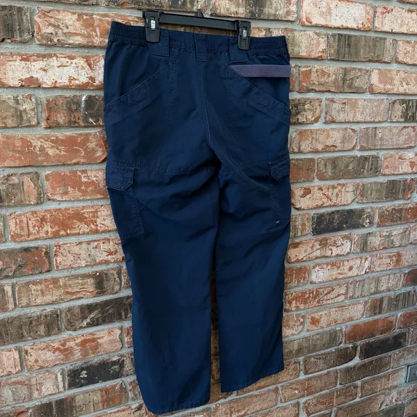 5.11 Tactical Womens Size 8 Regular Navy Blue Pants Cargo Pockets Workwear - Image 5