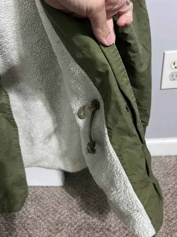 Army Green Winter Coat - Image 4
